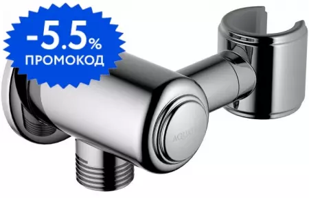 

Подключение для душевого шланга «Aquatek» Классик AQ2462CR с держателем для лейки хром