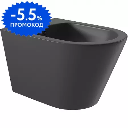 

Подвесное биде «Aqueduto» Cone CON0340 черное матовое