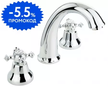 

Смеситель для раковины «Migliore» Prestige 31611 с донным клапаном хром