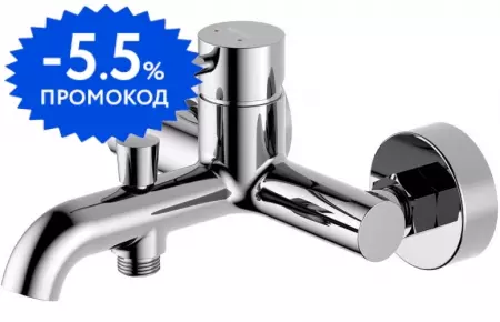 

Смеситель для ванны с душем «Aquatek» Европа AQ1340CR хром