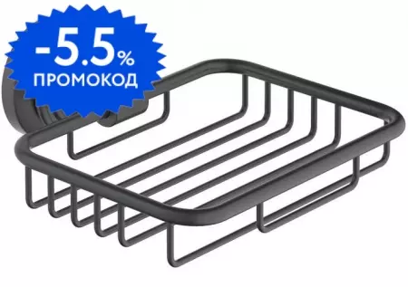 

Мыльница «Aquatek» Классик AQ4533MB на стену чёрнная матовая