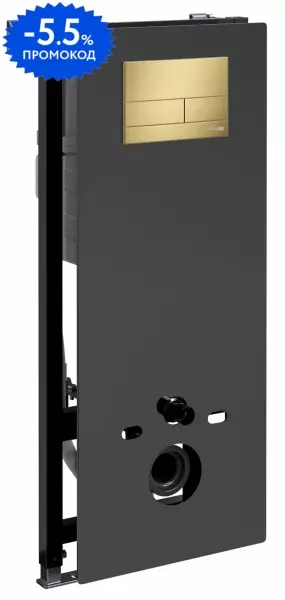 

Инсталляция для унитаза с кнопкой «WasserKRAFT» Abens 20TLT.010.ME.BL.MG04