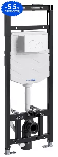 

Инсталляция для унитаза с кнопкой «WasserKRAFT» Alme 15TLT.010.ME.WM02