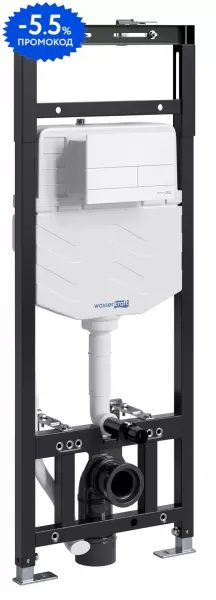 

Инсталляция для унитаза с кнопкой «WasserKRAFT» Alme 15TLT.010.ME.WM04