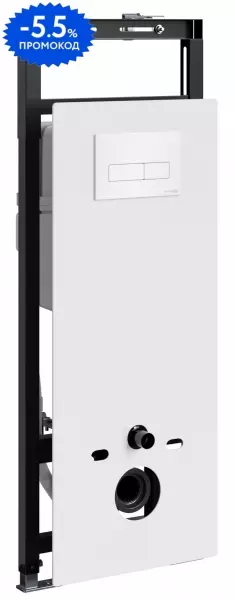 

Инсталляция для унитаза с кнопкой «WasserKRAFT» Salm 27TLT.010.ME.WH.WH03