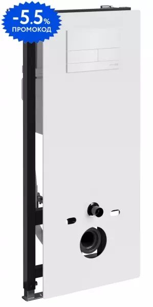 

Инсталляция для унитаза с кнопкой «WasserKRAFT» Abens 20TLT.010.ME.WH.WH04