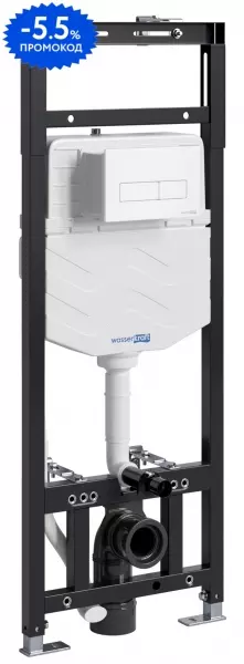 

Инсталляция для унитаза с кнопкой «WasserKRAFT» Alme 15TLT.010.ME.WM03