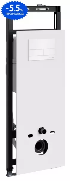 

Инсталляция для унитаза с кнопкой «WasserKRAFT» Salm 27TLT.010.ME.WH.WH04