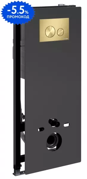 

Инсталляция для унитаза с кнопкой «WasserKRAFT» Abens 20TLT.010.ME.BL.MG02
