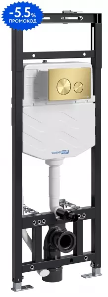 

Инсталляция для унитаза с кнопкой «WasserKRAFT» Alme 15TLT.010.ME.MG02