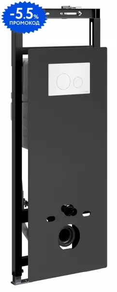 

Инсталляция для унитаза с кнопкой «WasserKRAFT» Salm 27TLT.010.ME.BL.WH02