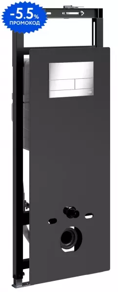 

Инсталляция для унитаза с кнопкой «WasserKRAFT» Salm 27TLT.010.ME.BL.CH04