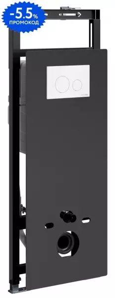 

Инсталляция для унитаза с кнопкой «WasserKRAFT» Salm 27TLT.010.ME.BL.WM02