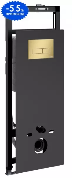 

Инсталляция для унитаза с кнопкой «WasserKRAFT» Salm 27TLT.010.ME.BL.MG03