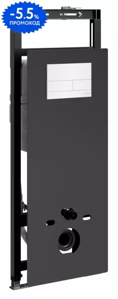 

Инсталляция для унитаза с кнопкой «WasserKRAFT» Salm 27TLT.010.ME.BL.WH04