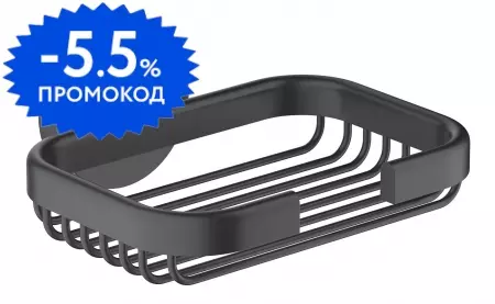 

Дозатор для мыла «Aquatek» Бетта AQ4633MB на стену чёрная матовая