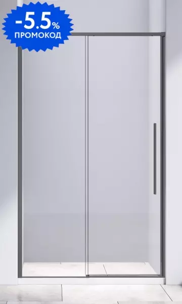 

Душевая дверь «Vincea» Slim-N VDS-4SN140CLGM 140/195 прозрачная/вороненая сталь
