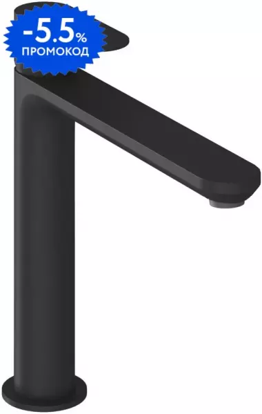 

Смеситель для раковины «Ravak» Eleganta EL 014.20BLM чёрный матовый