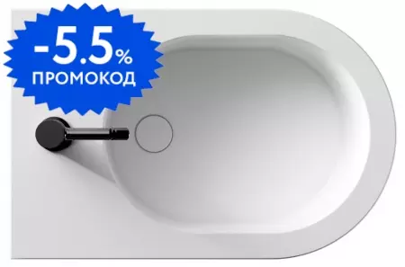 Подвесное биде Alice Hide Round белое матовое 74650₽