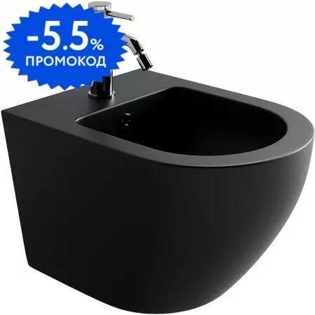 

Подвесное биде «Ceramica Nova» Uno CN11002MB чёрное матовое