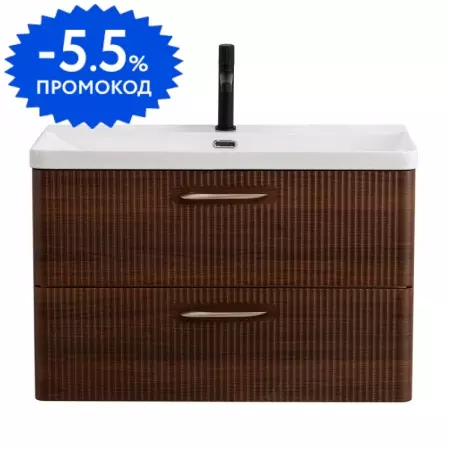 

Тумба с раковиной «Belbagno» Due 80 (BB-8076-3-80) подвесная Noce