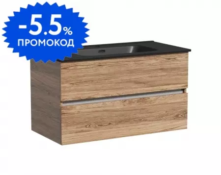 

Тумба с раковиной «Sancos» Urban 90 (Element 91/46 MB) подвесная дуб чарльстон