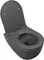 Унитаз подвесной ISVEA Infinity, 10NF02001-2C, матовый антрацит · Isvea, 10NF02001-2C, фотография №7