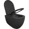 Унитаз подвесной ISVEA Infinity 10NF02001-2N, матовый чёрный, фотография №7