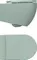 Унитаз подвесной ISVEA Infinity, 10NF02001-2T, матовый мятный · Isvea, 10NF02001-2T, фотография №3