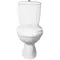 Унитаз-компакт Суперкомпакт Стандарт вертикальный выпуск, с сиденьем, белый (47301110322), картинка №2
