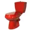 Унитаз-компакт Элисса Стандарт, с сиденьем, красный (43360110202), фото №1