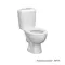 Унитаз - компакт КЕРАМИН Литл Инкоэр 300х580х710 мягкое сиденье, белый (CS00077200), картинка №2