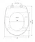 Сиденье для унитаза «Berges Wasserhaus» Cezar A дюропласт белое, фотография №3