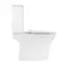 BOND F06-00 Унитаз напольный безободковый белый с сиденьем микролифт, изображение №4