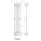 Полотенцесушитель электрический APEXTERMO Дельта DL10113BM 1100x180 с крючками, черный матовый, картинка №6