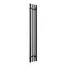 Полотенцесушитель электрический APEXTERMO Дельта DL10122BM 1200x140 с крючками, черный матовый, картинка №2 Полотенцесушитель электрический APEXTERMO Дельта DL10122BM 1200x140 с крючками, черный матовый, картинка №2