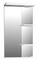 Зеркало «Мебель-Классик» Универ 50 ПП с подсветкой белое, фото №1