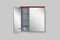 Зеркальный шкаф «Am.Pm» Spirit 2.0 60 с подсветкой красный правый, картинка №2