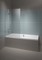 Шторка на ванну стеклянная «Riho» Scandic S109 100/150 прозрачная универсальная, фото №1
