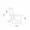 Унитаз компакт «Sanita» Идеал Эконом белый с сиденьем полипропилен белое, фотография №11