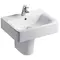 Раковина «Ideal Standard» Connect Cube 60/46 E794501 фарфоровая белая, картинка №2 Раковина «Ideal Standard» Connect Cube 60/46 E794501 фарфоровая белая, картинка №2