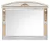 Зеркало «Vod-ok» Версаль 105 с подсветкой белое с патиной золото, фото №1