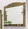 Зеркало «Sanflor» Адель 100 с подсветкой венге с патиной золото, фото №1
