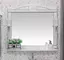 Зеркало «Sanflor» Адель 100 с подсветкой белое с патиной серебро, картинка №2