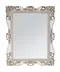Зеркало «Vod-ok» Кармен 105 без света белое с патиной золото, фото №1