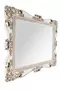 Зеркало «Vod-ok» Кармен 105 без света белое с патиной золото, фотография №3
