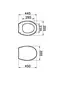 Сиденье для унитаза «Vitra» MultiSeries 84-003-019 дюропласт с микролифтом белое, картинка №2