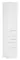 Пенал «Aquanet» Порто 35 подвесной белый правый, фото №1
