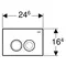 Инсталляция для унитаза с кнопкой «Geberit» Duofix 458.124.21.1 · Duofix, Geberit, 458.124.21.1, фотография №7