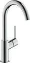 Смеситель для раковины «Hansgrohe» Talis S 32080000 с донным клапаном хром, фото №1